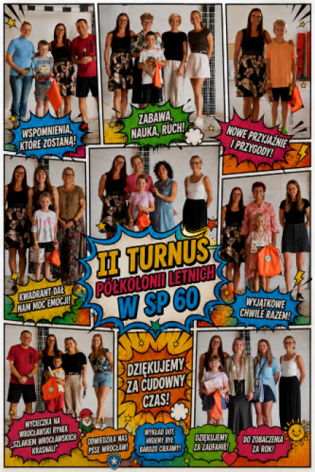 II turnus półkolonii letnich w SP 60 – wspomnienia, które zostają! 